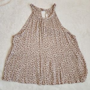 Hippie Rose Brand Leopard Print Tank Top Size XL